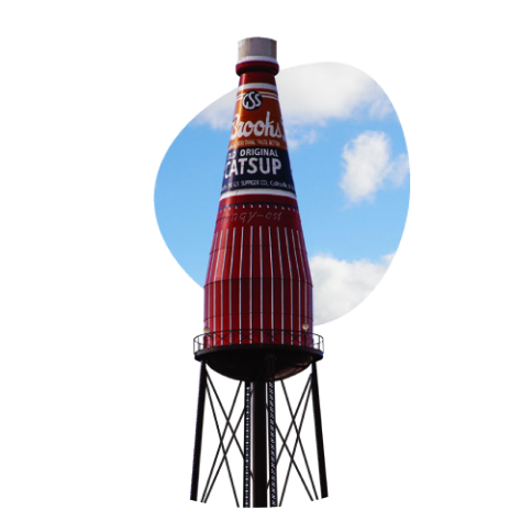 World's Largest Catsup Bottle